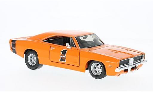 Miniature Dodge Charger 1/24 Maisto R/T orange Harley-Davidson 1969 Dodge Charger 1/24 Maisto R/T orange Harley-Davidson 1969 miniature