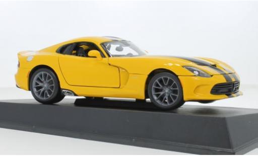 Miniature Dodge Viper 1/18 Maisto SRT GTS jaune 2013 1:18 Dodge Viper 1/18 Maisto SRT GTS jaune 2013 1:18 miniature
