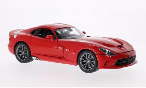 Miniature Dodge Viper 1/18 Maisto SRT GTS rouge 2013 Dodge Viper 1/18 Maisto SRT GTS rouge 2013 miniature