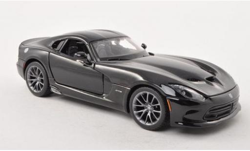 Miniature Dodge Viper 1/24 Maisto SRT GTS noire 2013 Dodge Viper 1/24 Maisto SRT GTS noire 2013 miniature