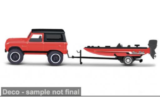 Miniature Ford Bronco 1/64 Maisto rouge 1966 1:64 Ford Bronco 1/64 Maisto rouge 1966 1:64 miniature