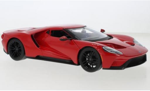 Ford GT 1/18 Maisto rouge 2017 1:18 miniature