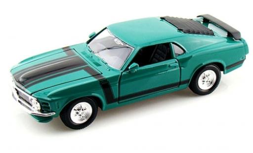 Miniature Ford Mustang 1/24 Maisto Boss 302 verte 1970 Ford Mustang 1/24 Maisto Boss 302 verte 1970 miniature