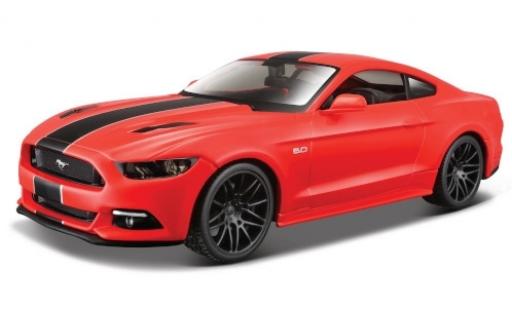 Miniature Ford Mustang 1/24 Maisto GT rouge/noire 2015 Ford Mustang 1/24 Maisto GT rouge/noire 2015 miniature
