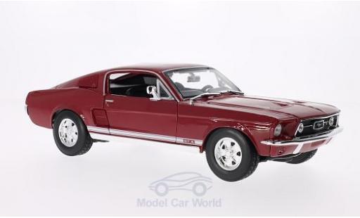 Miniature Ford Mustang 1/18 Maisto GTA Fastback rouge 1967 Ford Mustang 1/18 Maisto GTA Fastback rouge 1967 miniature