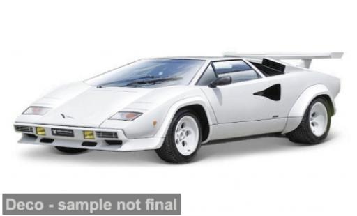 Miniature Lamborghini Countach 1/64 Maisto blanche 1:64 Lamborghini Countach 1/64 Maisto blanche 1:64 miniature