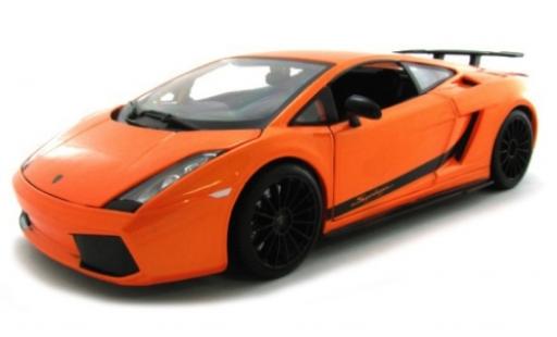 Miniature Lamborghini Gallardo 1/18 Maisto Superlegerra metallise orange 2007 Lamborghini Gallardo 1/18 Maisto Superlegerra metallise orange 2007 miniature