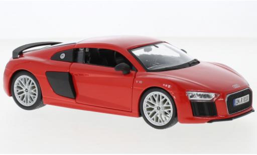 Miniature Audi R8 1/24 Maisto V10 Plus rouge clair Audi R8 1/24 Maisto V10 Plus rouge clair miniature