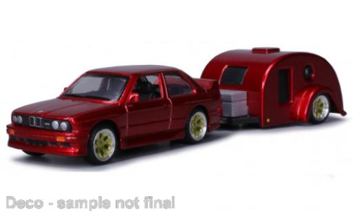 Miniature Bmw M3 1/64 Maisto (E30) metallise rouge 1988 Bmw M3 1/64 Maisto (E30) metallise rouge 1988 miniature