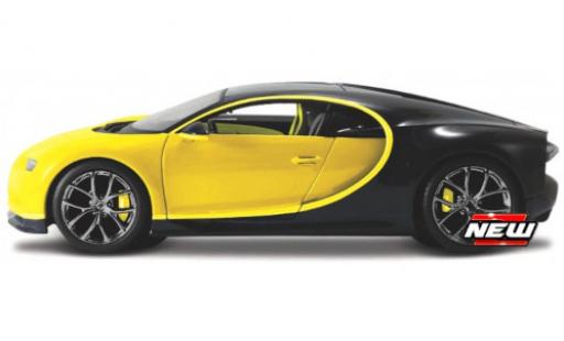 Miniature Bugatti Chiron 1/24 Maisto jaune/bleue Bugatti Chiron 1/24 Maisto jaune/bleue miniature