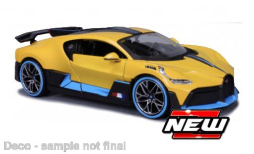 Miniature Bugatti Divo 1/24 Maisto jaune/bleu clair 2024 Bugatti Divo 1/24 Maisto jaune/bleu clair 2024 miniature