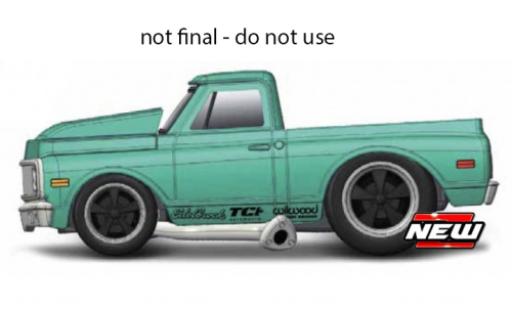 Miniature Chevrolet C-10 1/64 Maisto turquoise 1972 Chevrolet C-10 1/64 Maisto turquoise 1972 miniature