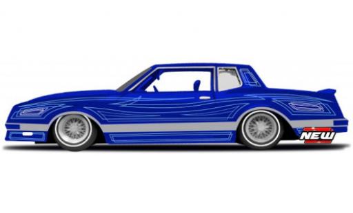 Miniature Chevrolet Monte Carlo 1/24 Maisto Lowrider bleu/Décorer 1986 Chevrolet Monte Carlo 1/24 Maisto Lowrider bleu/Décorer 1986 miniature