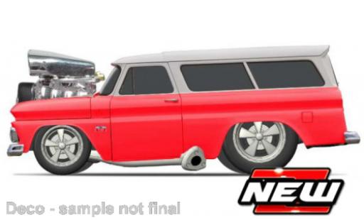Miniature Chevrolet Suburban 1/64 Maisto rouge/blanche 1966 Chevrolet Suburban 1/64 Maisto rouge/blanche 1966 miniature