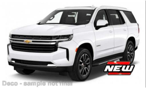 Miniature Chevrolet Tahoe 1/24 Maisto blanche 2021 Chevrolet Tahoe 1/24 Maisto blanche 2021 miniature