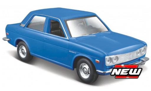 Miniature Datsun 510 1/24 Maisto bleue 1971 Datsun 510 1/24 Maisto bleue 1971 miniature
