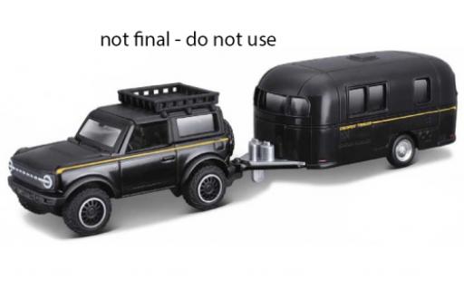 Miniature Ford Bronco 1/64 Maisto noire/jaune 2021 Ford Bronco 1/64 Maisto noire/jaune 2021 miniature