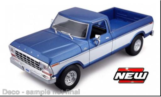 Miniature Ford F-1 1/18 Maisto 50 bleue/blanche 1979 Ford F-1 1/18 Maisto 50 bleue/blanche 1979 miniature