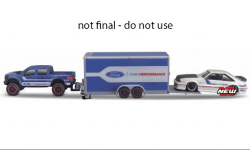 Miniature Ford F-1 1/64 Maisto 50 SVT Raptor bleue/blanche Ford F-1 1/64 Maisto 50 SVT Raptor bleue/blanche miniature