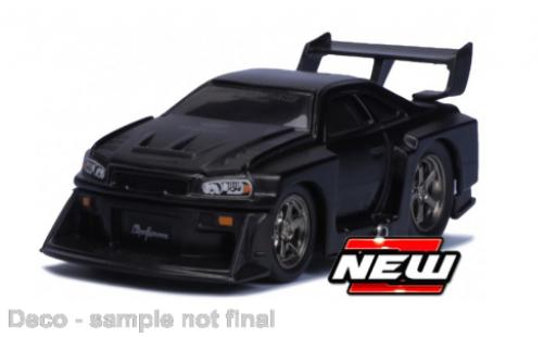 Miniature Nissan Skyline 1/64 Maisto GT-R (R34) matte noir 1999 Nissan Skyline 1/64 Maisto GT-R (R34) matte noir 1999 miniature