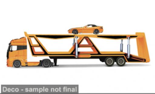 Miniature Mercedes Actros 1/64 Maisto 1851 jaune 1:64 Mercedes Actros 1/64 Maisto 1851 jaune 1:64 miniature
