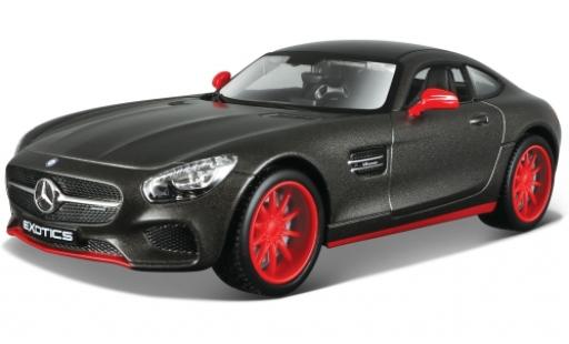 Miniature Mercedes AMG GT 1/24 Maisto metallise grise Mercedes AMG GT 1/24 Maisto metallise grise miniature