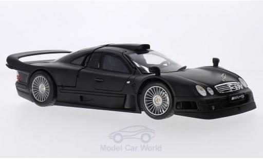 Miniature Mercedes CLK GTR 1/18 Maisto GTR matt-noire Street Version Mercedes CLK GTR 1/18 Maisto GTR matt-noire Street Version miniature