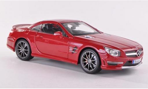 Miniature Mercedes Classe SL 1/18 Maisto SL 63 AMG (R231) rouge 2012 Verdeck fermé Mercedes Classe SL 1/18 Maisto SL 63 AMG (R231) rouge 2012 Verdeck fermé miniature