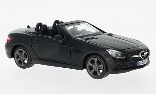 Miniature Mercedes Classe SLK 1/24 Maisto SLK-Klasse (R172) matt-noire 2011 Mercedes Classe SLK 1/24 Maisto SLK-Klasse (R172) matt-noire 2011 miniature
