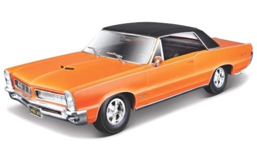 Miniature Pontiac GTO 1/18 Maisto metallise orange/matt-noire 1965 Pontiac GTO 1/18 Maisto metallise orange/matt-noire 1965 miniature