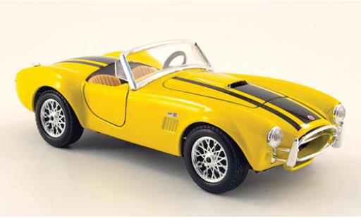 Miniature Shelby Cobra 1/24 Maisto 427 jaune 1967 Shelby Cobra 1/24 Maisto 427 jaune 1967 miniature