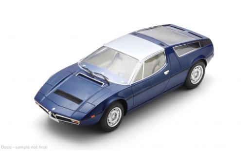 Maserati Bora 1/18 Spark bleue 1971 1:18 miniature