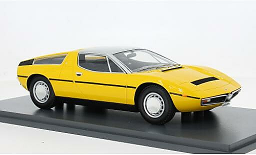 Maserati Bora 1/18 Schuco jaune 1971 1:18 miniature