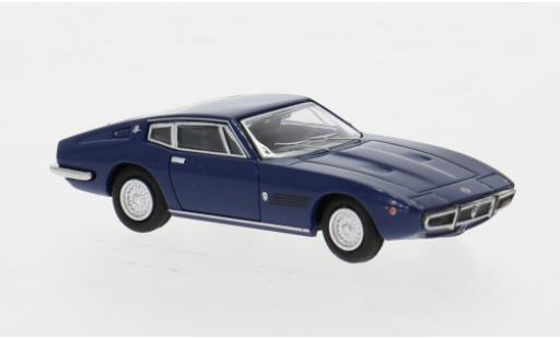 Maserati Ghibli 1/87 Minichamps bleue 1969 1:87 miniature