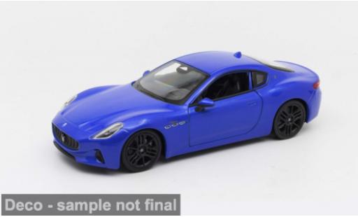 Maserati Gran Turismo 1/24 Welly Folgore bleue 2023 1:24 miniature