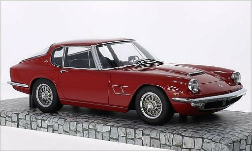Maserati Mistral Coupe 1/18 Minichamps rouge 1963 miniature