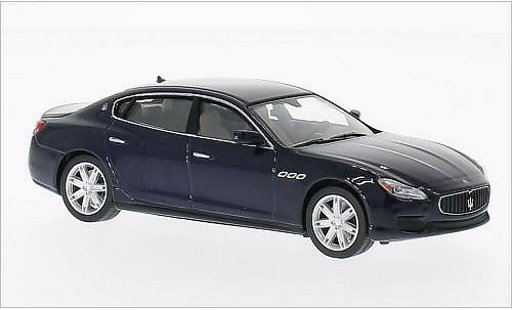 Maserati Quattroporte GTS 1/43 WhiteBox metallise bleu 2013 miniature