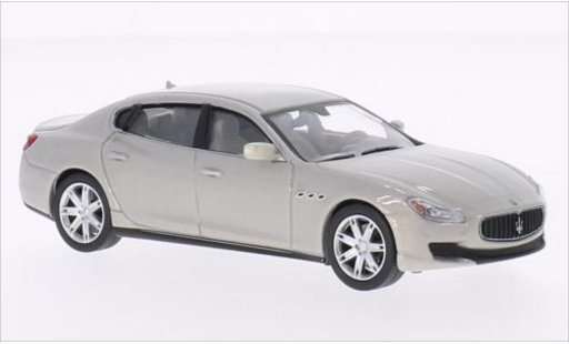 Maserati Quattroporte GTS 1/43 WhiteBox metallise grise 2013 miniature