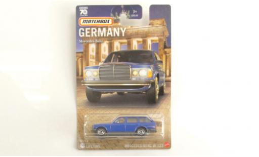 Mercedes 300 1/64 Matchbox TD (S123) bleu miniature