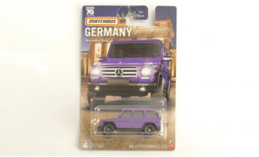 Mercedes Classe G 1/64 Matchbox G550 mattlila miniature