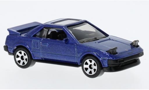 Miniature Toyota MR 1/64 Matchbox 2 bleu 1984 Toyota MR 1/64 Matchbox 2 bleu 1984 miniature