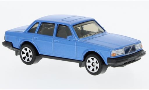 Volvo 240 1/64 Matchbox bleu miniature