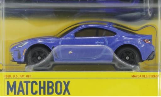 Miniature Subaru BRZ 1/64 Matchbox metallise bleue 2021 1:64 Subaru BRZ 1/64 Matchbox metallise bleue 2021 1:64 miniature