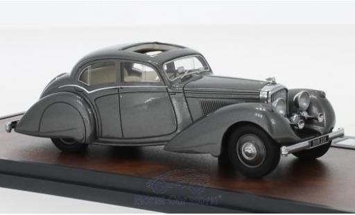 Miniature Bentley 4.5 1/43 Matrix 4.25 Litre Carlton Pillarless Saloon metallise grise RHD 1937 Bentley 4.5 1/43 Matrix 4.25 Litre Carlton Pillarless Saloon metallise grise RHD 1937 miniature