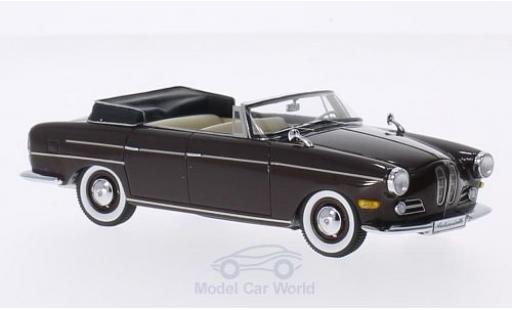Miniature Bmw 3200 1/43 Matrix Super Cabriolet marron 1959 by Autenrieth Bmw 3200 1/43 Matrix Super Cabriolet marron 1959 by Autenrieth miniature