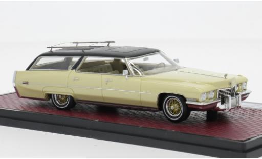 Miniature Cadillac Deville 1/43 Matrix DeVille Wagon Personalcar from Elvis Presley beige/noire 1972 1:43 Cadillac Deville 1/43 Matrix DeVille Wagon Personalcar from Elvis Presley beige/noire 1972 1:43 miniature
