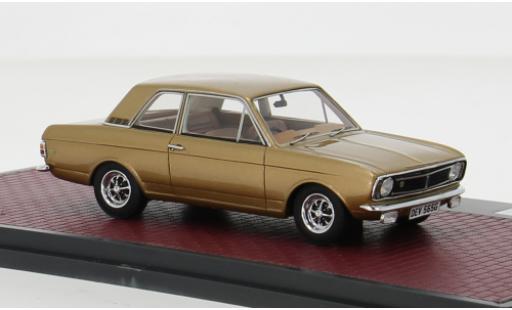 Miniature Ford Cortina 1/43 Matrix Lotus MkII gold 1966 1:43 Ford Cortina 1/43 Matrix Lotus MkII gold 1966 1:43 miniature