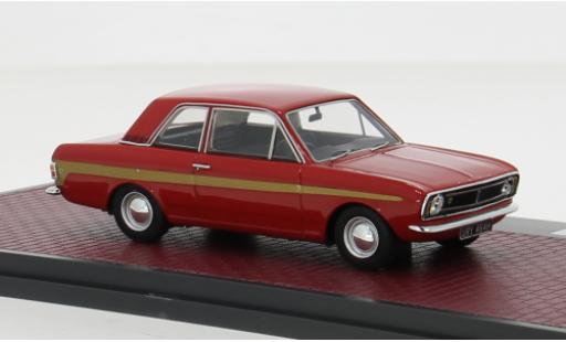 Miniature Ford Cortina 1/43 Matrix Lotus MkII rouge/gold 1966 1:43 Ford Cortina 1/43 Matrix Lotus MkII rouge/gold 1966 1:43 miniature
