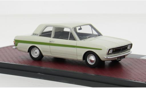 Miniature Ford Cortina 1/43 Matrix Lotus MkII blanche/verte 1966 1:43 Ford Cortina 1/43 Matrix Lotus MkII blanche/verte 1966 1:43 miniature