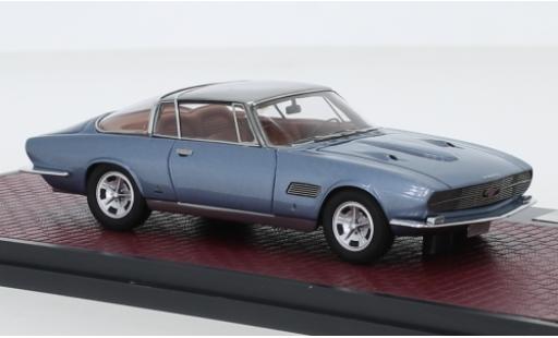 Miniature Ford Mustang 1/43 Matrix Bertone metallise bleue/grise 1965 Automobile Quarterly verdeckte Scheinwerfer Ford Mustang 1/43 Matrix Bertone metallise bleue/grise 1965 Automobile Quarterly verdeckte Scheinwerfer miniature